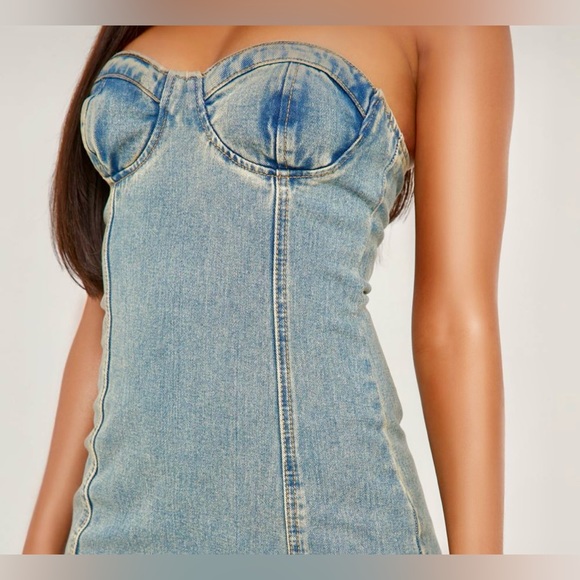 Denim dress, size XS, new w/ tags - Picture 2 of 4